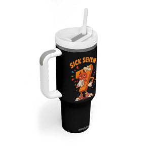 Funny Sick Seven 67 Meme Tumbler With Handle Six Seven Wordplay TS11 Print Your Wear