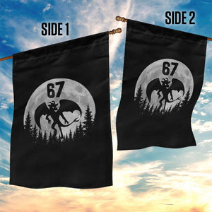 Funny Jersey Devil 67 Moon Night Stroll Garden Flag TS11 Print Your Wear