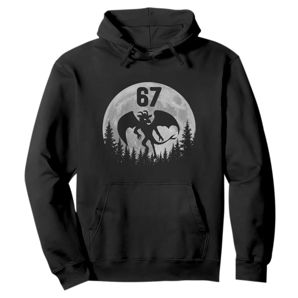 Funny Jersey Devil 67 Moon Night Stroll Hoodie TS11 Black Print Your Wear