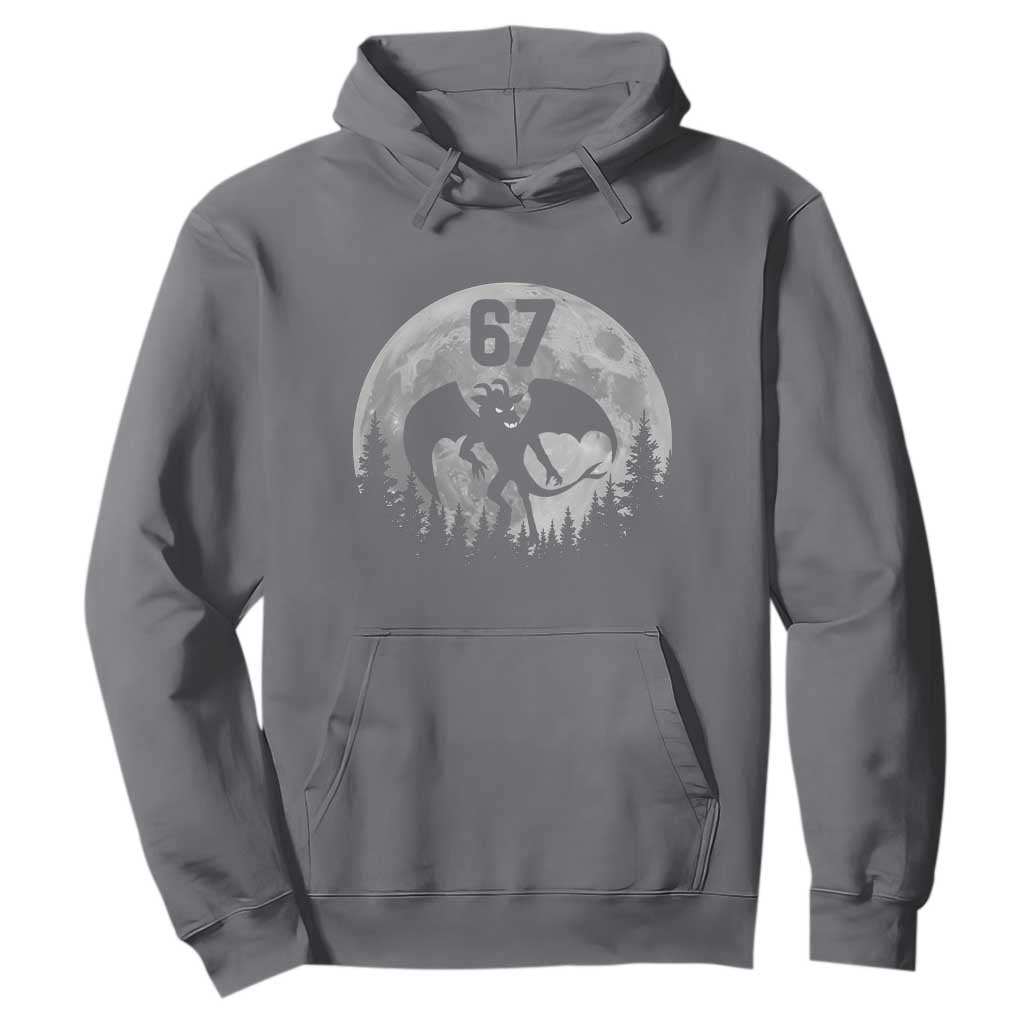 Funny Jersey Devil 67 Moon Night Stroll Hoodie TS11 Charcoal Print Your Wear