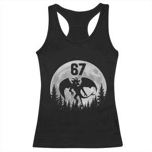 Funny Jersey Devil 67 Moon Night Stroll Racerback Tank Top TS11 Black Print Your Wear