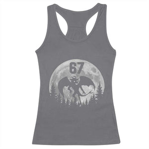 Funny Jersey Devil 67 Moon Night Stroll Racerback Tank Top TS11 Charcoal Print Your Wear