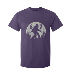 Funny Bigfoot 67 Night Stroll Moon Sasquatch T Shirt For Kid TS11 Purple Print Your Wear