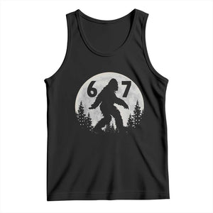 Funny Bigfoot 67 Night Stroll Moon Sasquatch Tank Top TS11 Black Print Your Wear