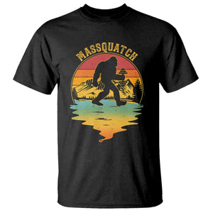 Funny Bigfoot Massquatch T Shirt Retro Workout Gym Weightlifter Sasquatch TS11 Black Print Your Wear