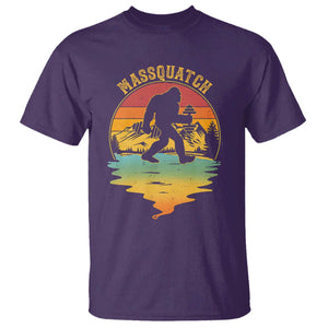 Funny Bigfoot Massquatch T Shirt Retro Workout Gym Weightlifter Sasquatch TS11 Purple Print Your Wear