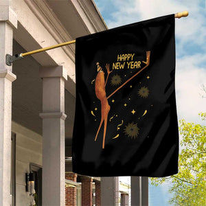 Funny Marcus The Worm New Year Garden Flag Happy New Year NYE Party Firework TS11 Print Your Wear