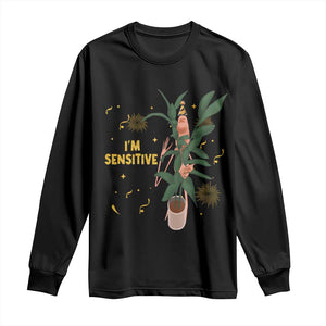 Funny Marcus The Worm New Year Long Sleeve Shirt I Am Sensitive NYE Party Firework TS11 Black Print Your Wear