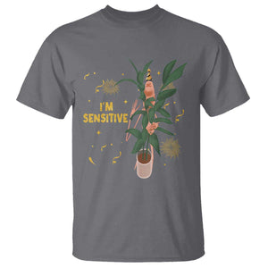 Funny Marcus The Worm New Year T Shirt I Am Sensitive NYE Party Firework TS11 Charcoal Print Your Wear
