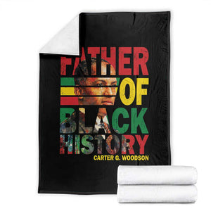 Carter G Woodson Throw Blanket Father Of Black History Month TS11 Black Print Your Wear