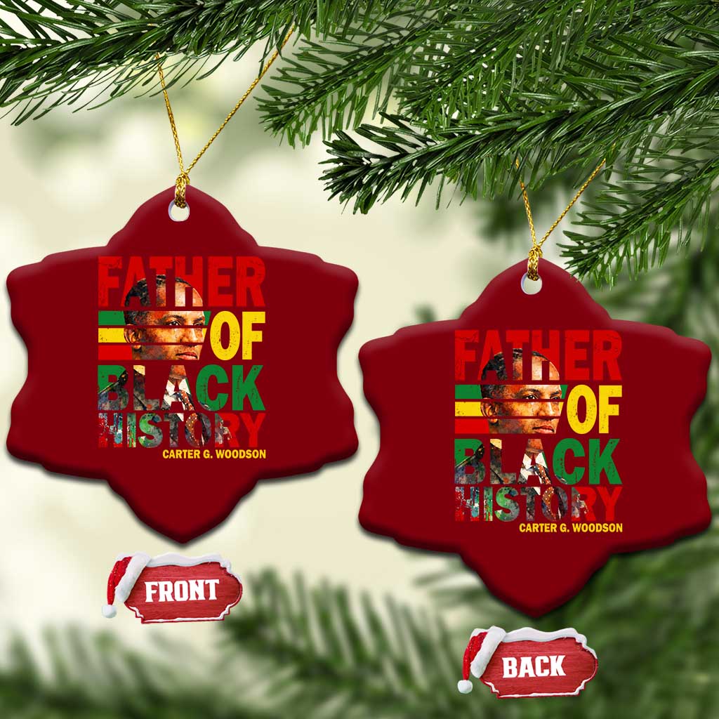 Carter G Woodson Ceramic Ornament Father Of Black History Month TS11 Print Your Wear