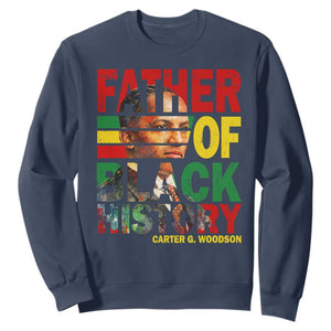 Carter G Woodson Sweatshirt Father Of Black History Month TS11 Navy Print Your Wear
