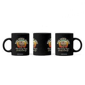 Funny Mars Potato Jones Coffee Mug Powered by Naps Snacks Side Eye Pygmy Hippo TS11 Print Your Wear