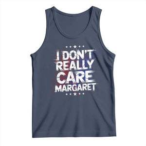 Funny JD Vance 2025 I Don't Really Care Margaret Tank Top Star TS11 Navy Print Your Wear