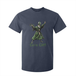 Funny St Patrick's Day T Shirt For Kid Go'n Git Saint Patrick Snake TS11 Navy Print Your Wear