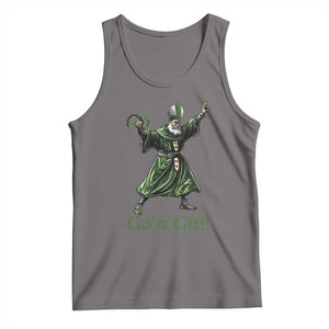 Funny St Patrick's Day Tank Top Go'n Git Saint Patrick Snake TS11 Deep Heather Print Your Wear