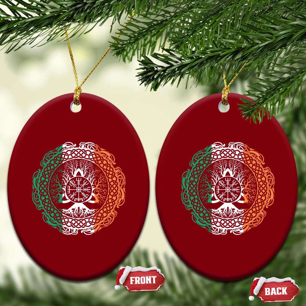 Norse Gaels Viking Yggdrasil Awe Tree Ceramic Ornament Irish St Patricks Day TS11 Print Your Wear