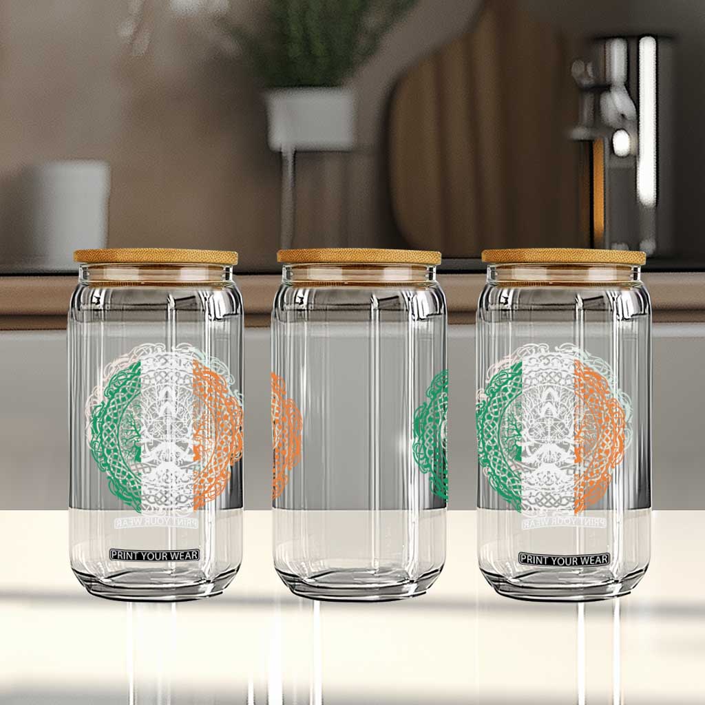 Norse Gaels Viking Yggdrasil Awe Tree Glass Can Irish St Patricks Day TS11 Print Your Wear