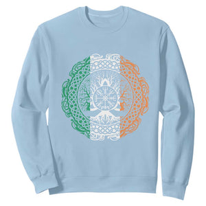 Norse Gaels Viking Yggdrasil Awe Tree Sweatshirt Irish St Patricks Day TS11 Light Blue Print Your Wear