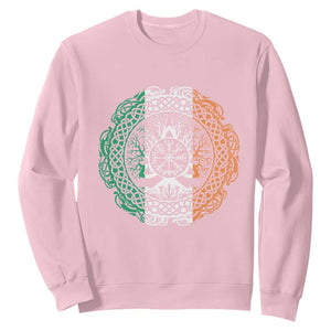 Norse Gaels Viking Yggdrasil Awe Tree Sweatshirt Irish St Patricks Day TS11 Light Pink Print Your Wear