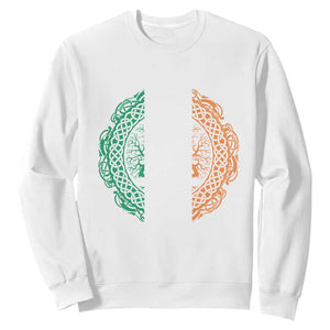 Norse Gaels Viking Yggdrasil Awe Tree Sweatshirt Irish St Patricks Day TS11 White Print Your Wear