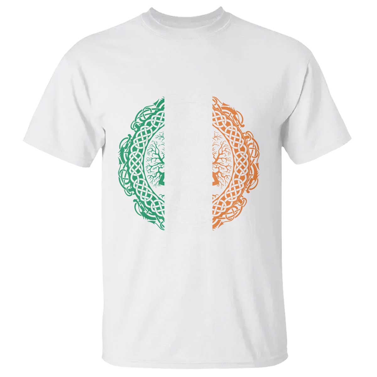 Norse Gaels Viking Yggdrasil Awe Tree T Shirt Irish St Patricks Day TS11 White Print Your Wear