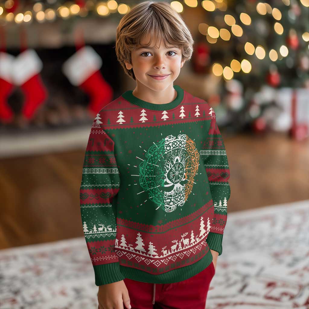 Norse Gaels Viking Yggdrasil Awe Tree Knit Sweatshirt Irish St Patricks Day TS11 Christmas Print Your Wear