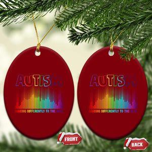 Autism Awareness Ceramic Ornament Autism Dancing Differently To The Beat TS11 Print Your Wear