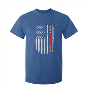 WW2 World War II Vintage American Flag T Shirt For Kid TS11 Royal Blue Print Your Wear