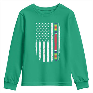 WW2 World War II Vintage American Flag Youth Sweatshirt TS11 Irish Green Print Your Wear