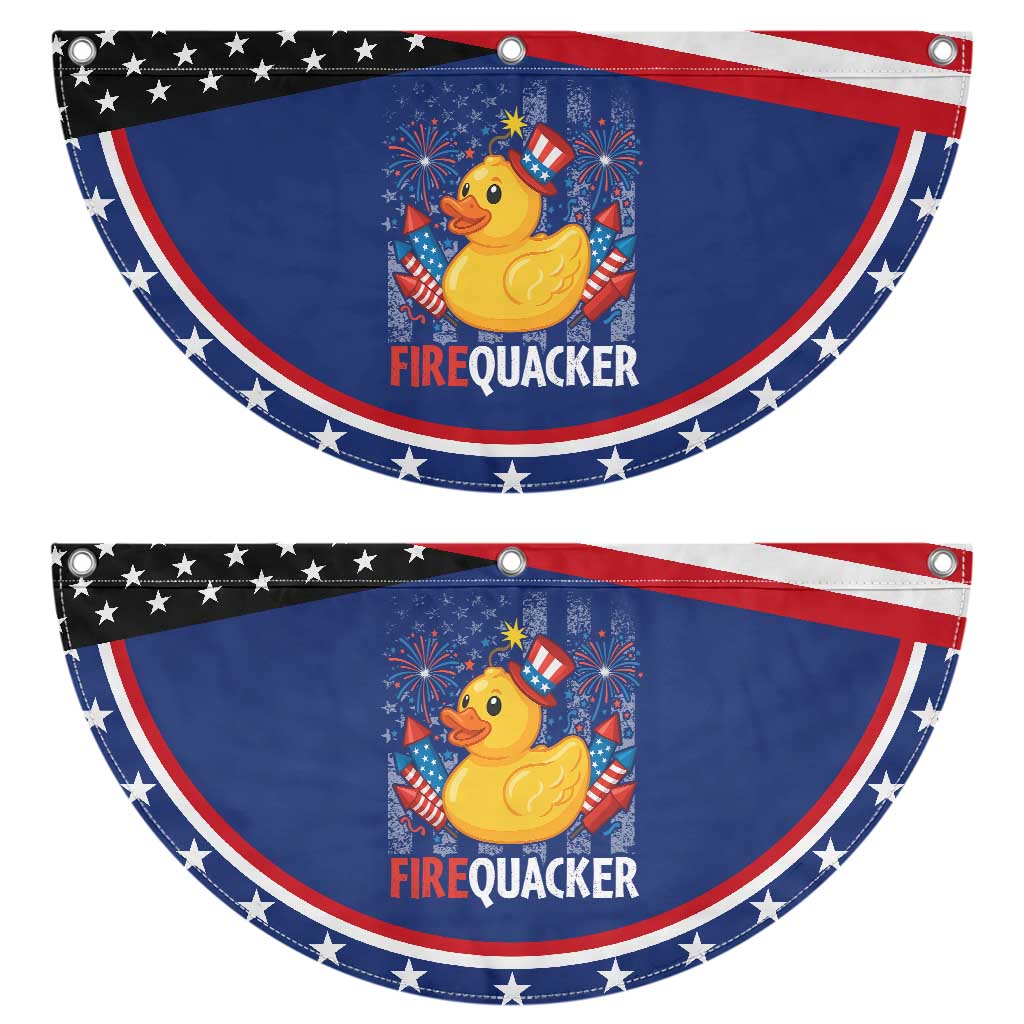 Funny 4th of July Duck Firequacker Patriotic Fan Flag Vintage American Flag TS11 2pcs pack Classic Navy Print Your Wear
