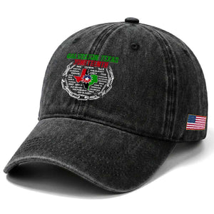 Juneteenth Galveston Texas Washed Cotton Baseball Cap Break The Chain Freedom Since 1865 TS11 Print Your Wear