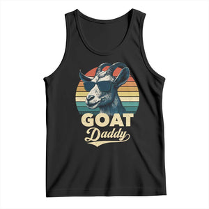 Goat Daddy Tank Top Funny Goat Father Retro Vintage TS11 Black Print Your Wear