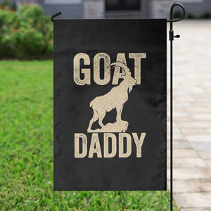 Goat Daddy Garden Flag Funny Goat Father Vintage TS11 Print Your Wear