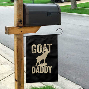 Goat Daddy Garden Flag Funny Goat Father Vintage TS11 Print Your Wear