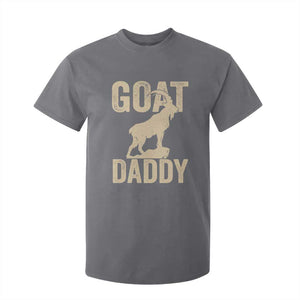 Goat Daddy T Shirt For Kid Funny Goat Father Vintage TS11 Charcoal Print Your Wear