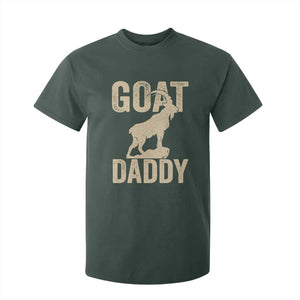 Goat Daddy T Shirt For Kid Funny Goat Father Vintage TS11 Dark Forest Green Print Your Wear