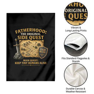 RPG Dad Garden Flag Fatherhood The Original Side Quest Dad Mode D20 Tabletop Games TS11 Print Your Wear