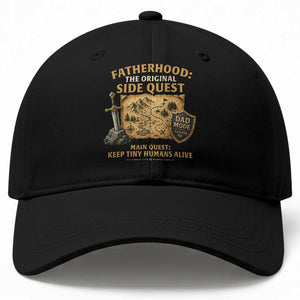 RPG Dad Baseball Cap Fatherhood The Original Side Quest Dad Mode D20 Tabletop Games TS11 Print Your Wear