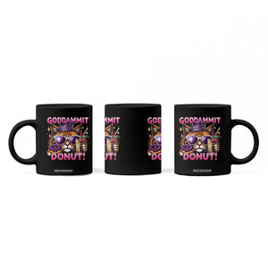 Funny Goddammit Cat Princess Meme Coffee Mug Cartoon Style TS11 Print Your Wear