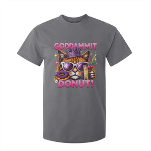 Funny Goddammit Cat Princess Meme T Shirt For Kid Cartoon Style TS11 Charcoal Print Your Wear