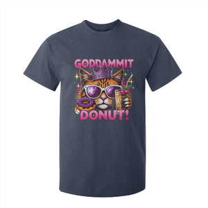 Funny Goddammit Cat Princess Meme T Shirt For Kid Cartoon Style TS11 Navy Print Your Wear