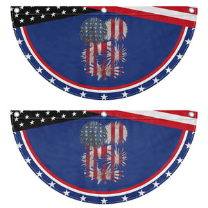 Funny American Fireworks July 4th US Flag Patriotic Fan Flag TS11 2pcs pack Classic Navy Print Your Wear
