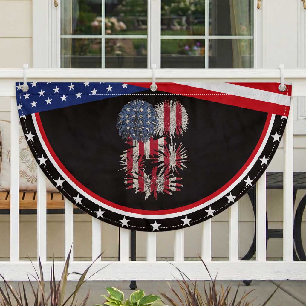 Funny American Fireworks July 4th US Flag Patriotic Fan Flag TS11 2pcs pack Classic Black Print Your Wear
