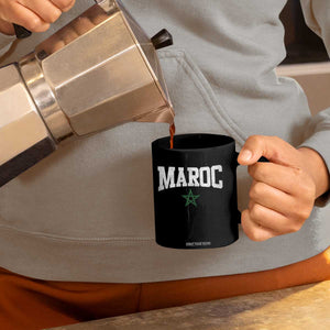 Morocco Maroc Pride Coffee Mug Moroccan Heritage Vintage Green Star TS11 Print Your Wear