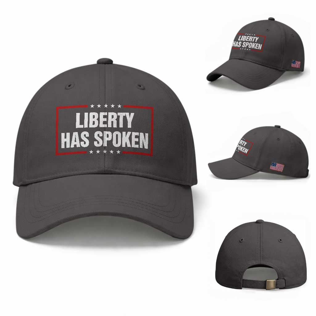 Liberty Has Spoken Funny Basketball Pointing Meme Baseball Cap TS11 Baseball Cap Universal Fit Dark Gray Print Your Wear
