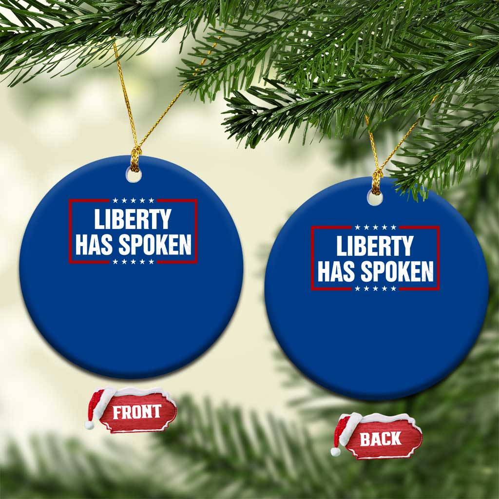 Liberty Has Spoken Funny Basketball Pointing Meme Ceramic Ornament TS11 1pc Blue Print Your Wear