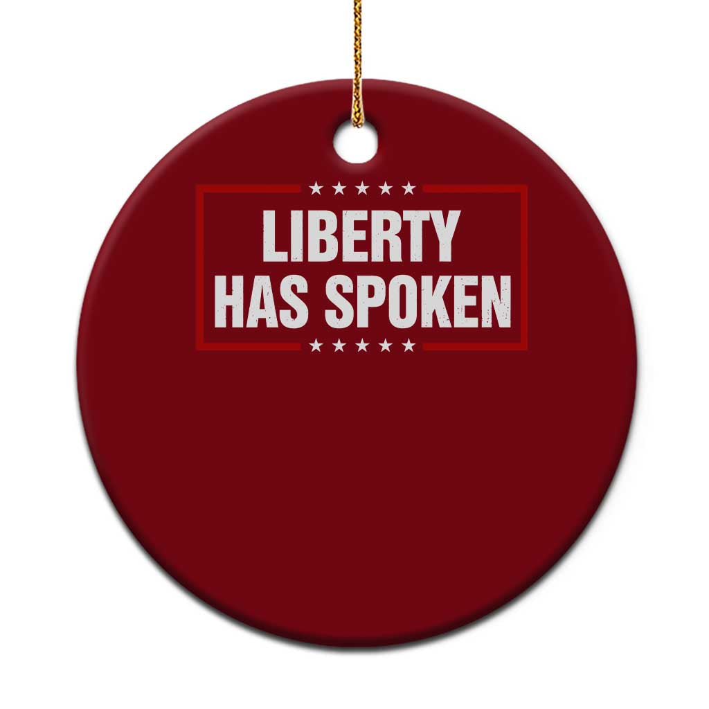 Liberty Has Spoken Funny Basketball Pointing Meme Ceramic Ornament TS11 1pc Red Print Your Wear