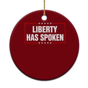 Liberty Has Spoken Funny Basketball Pointing Meme Ceramic Ornament TS11 1pc Red Print Your Wear