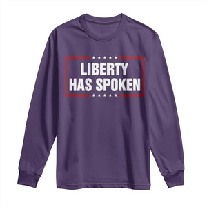 Liberty Has Spoken Funny Basketball Pointing Meme Long Sleeve Shirt TS11 Purple Print Your Wear